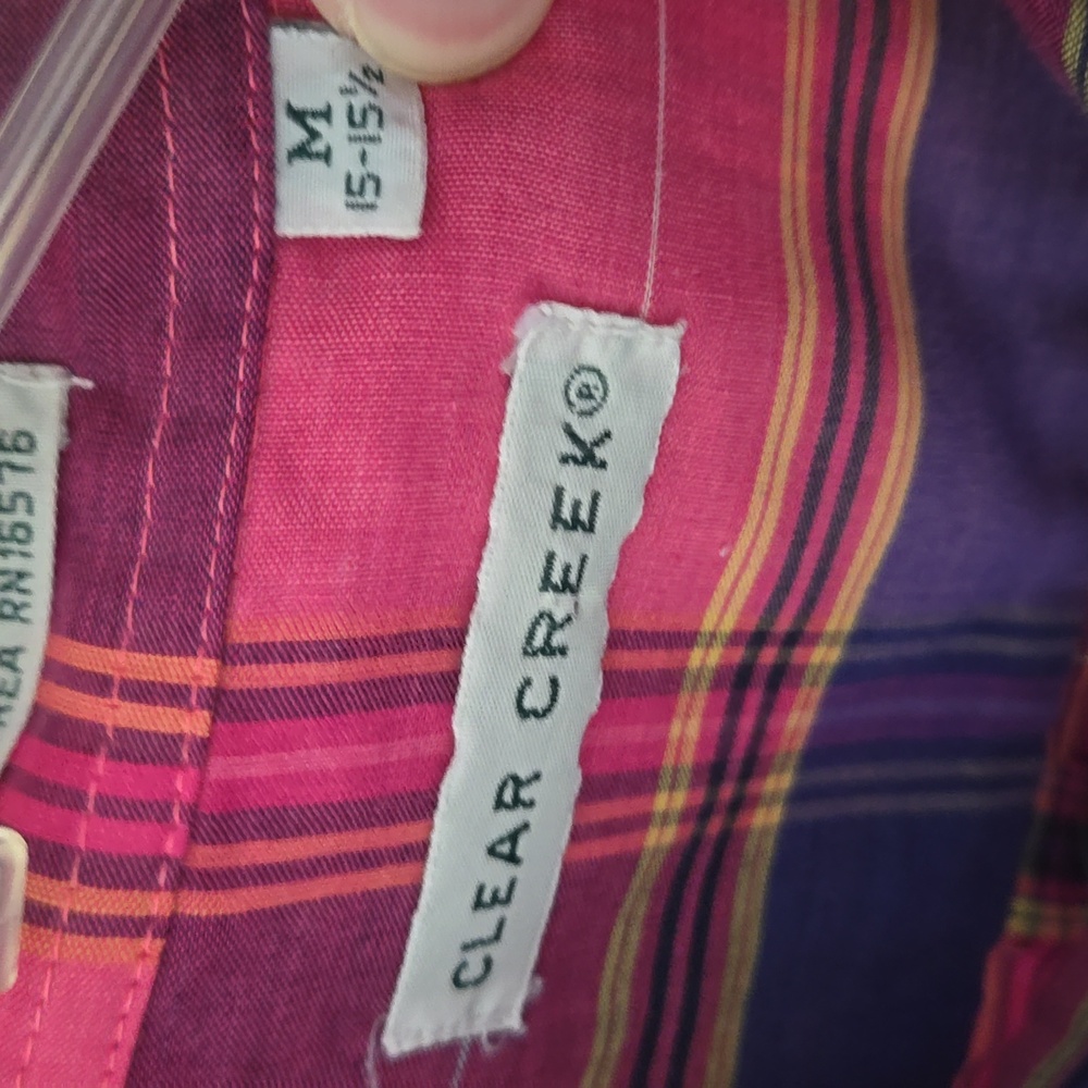 Clear Creek plaid short sleeve shirt - Picture 5 of 11